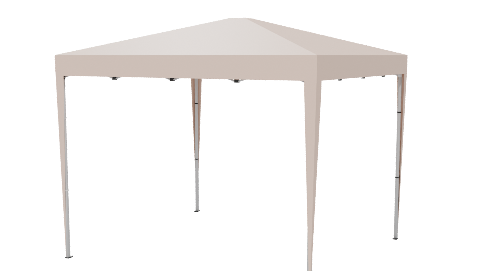Stylish Outdoor Canopy Tent 3D Model - Professional 3D Model Render 6