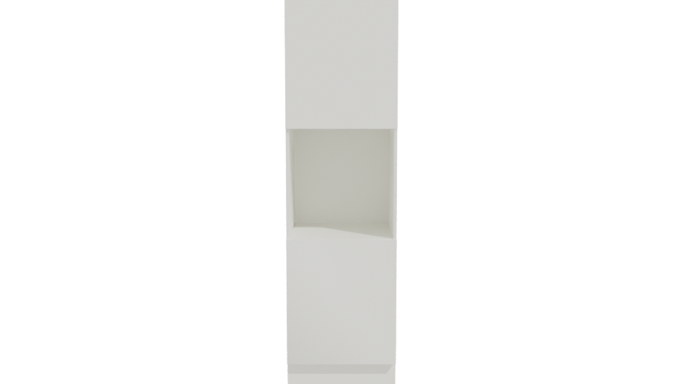 Minimalist Tall Display Shelf 3D - Professional 3D Model Render 11
