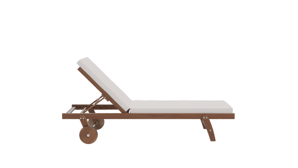 Stylish Outdoor Lounge Chair 3D - Professional 3D Model Render 11