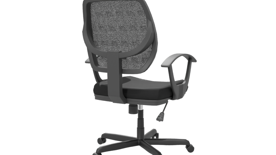 Contemporary Ergonomic Office Chair 3D Model - Professional 3D Model Render 6