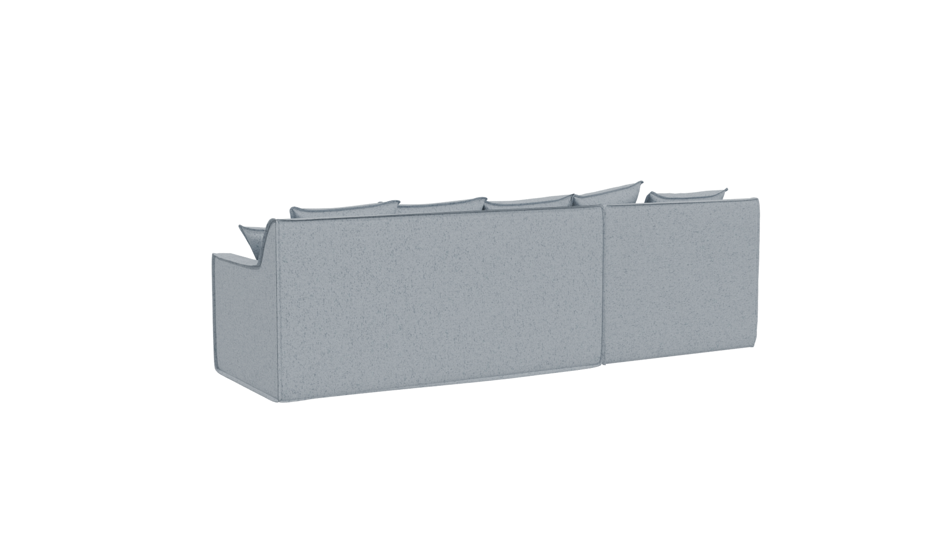 Stylish Sectional Sofa 3D Model - Professional 3D Model Render 4