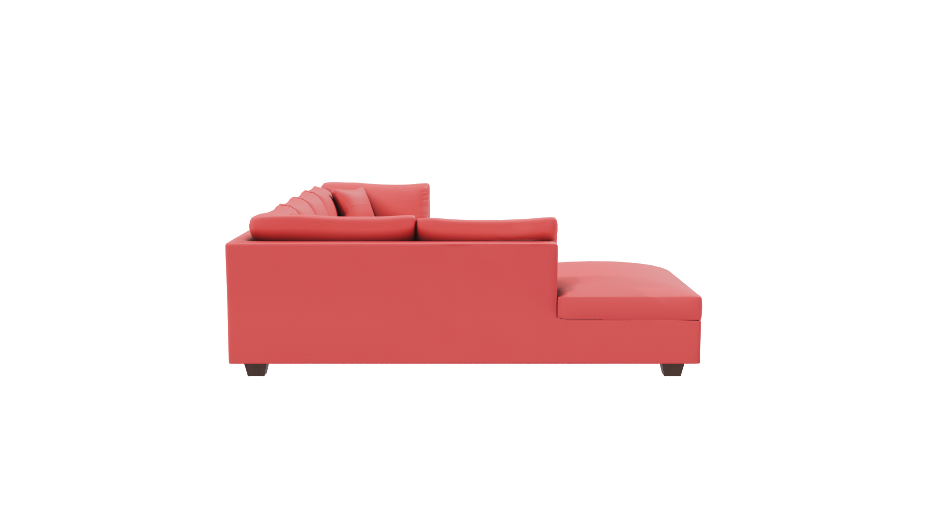 Contemporary L-Shaped Sofa Model - Professional 3D Model Render 8