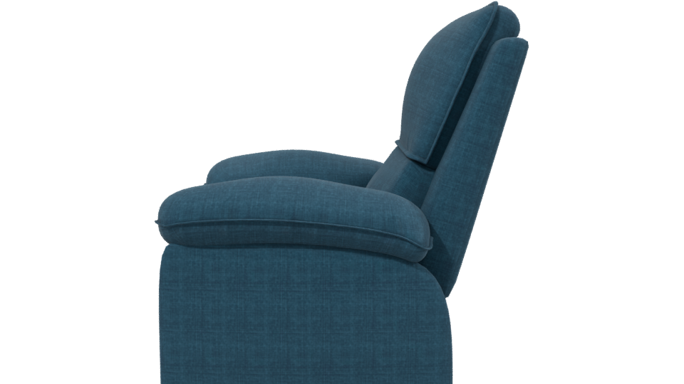 Stylish Recliner Armchair 3D Model - Professional 3D Model Render 2