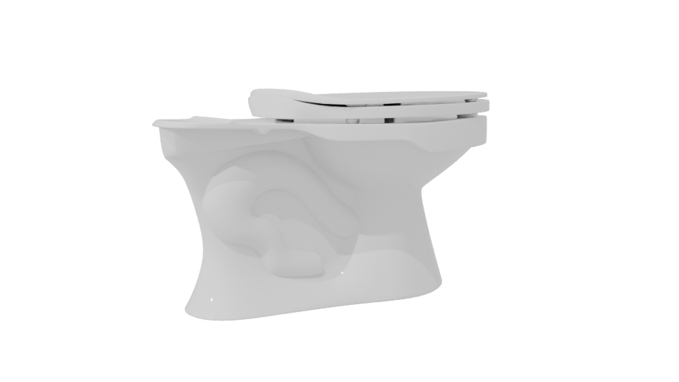 Contemporary Toilet Model 3D - Professional 3D Model Render 7