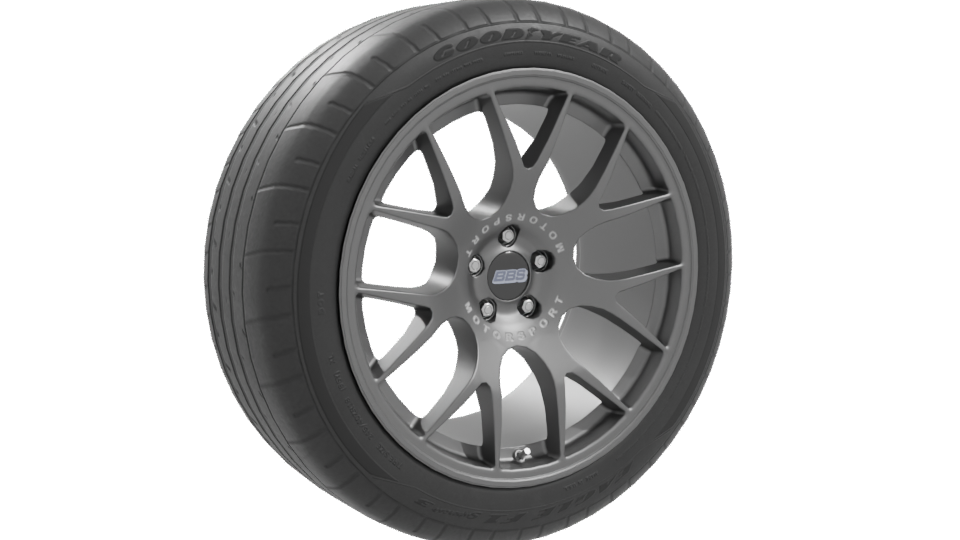 Sporty Racing Wheel Model 3D - Professional 3D Model Render 10