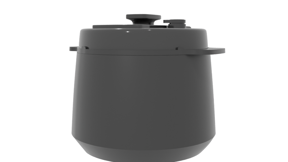 Versatile Electric Multi-Cooker 3D Model - Professional 3D Model Render 6