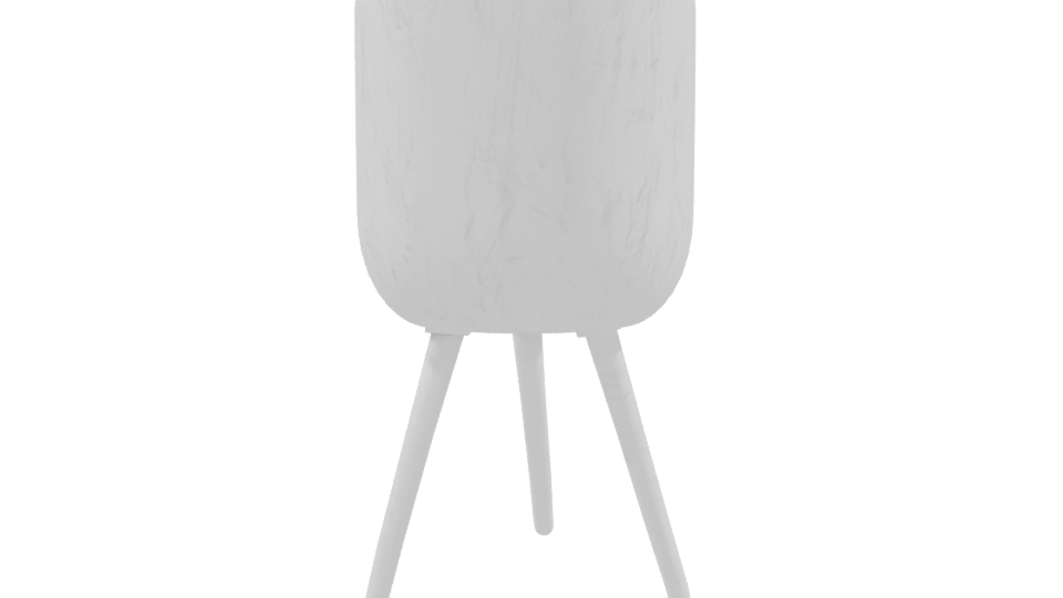 Stylish Ceramic Planter Model - Professional 3D Model Render 9