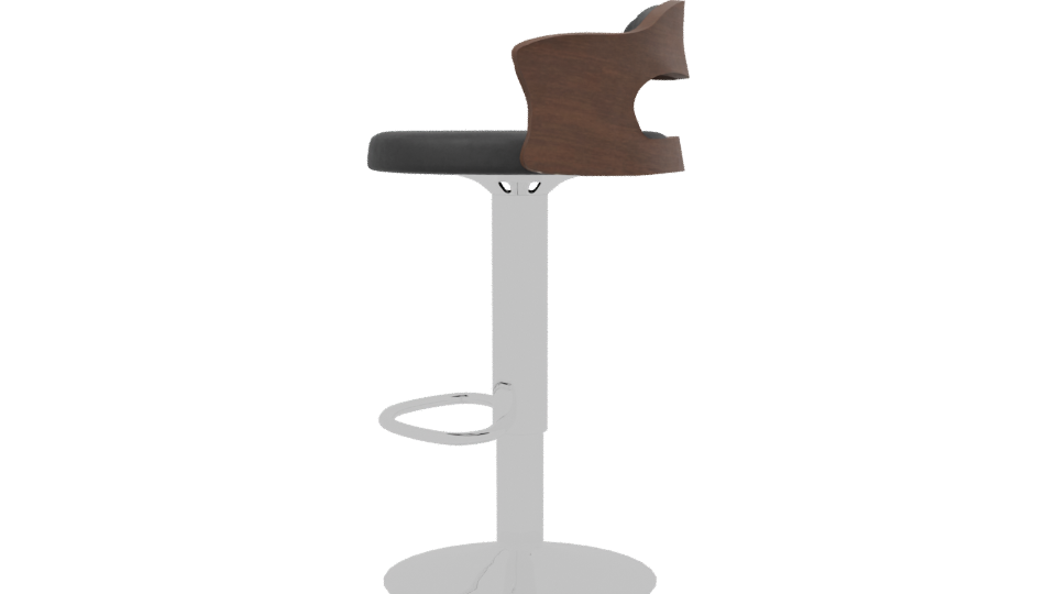 Stylish Adjustable Bar Stool 3D - Professional 3D Model Render 2