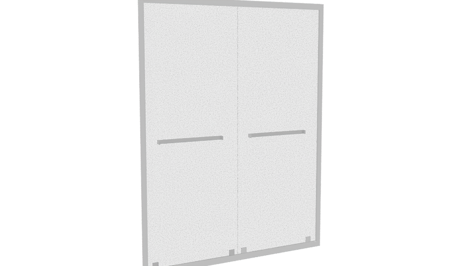 Stylish Sliding Door Model 3D - Professional 3D Model Render 4
