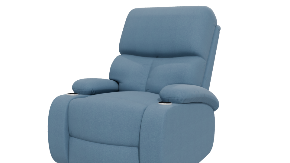 Luxurious Recliner Chair 3D Model - Professional 3D Model Render 12
