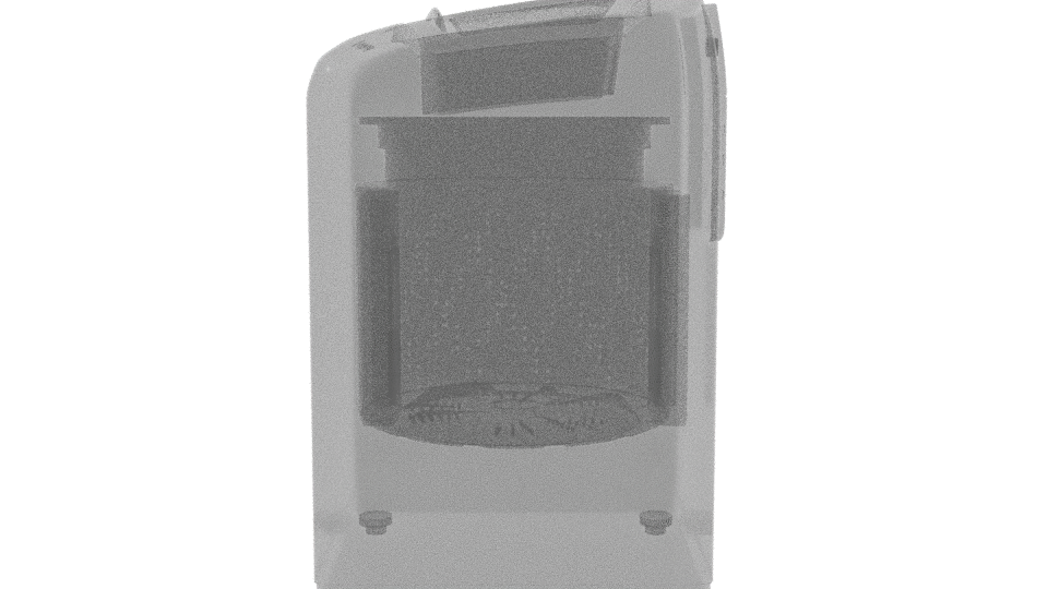 Compact Top-Loading Washing Machine 3D - Professional 3D Model Render 2