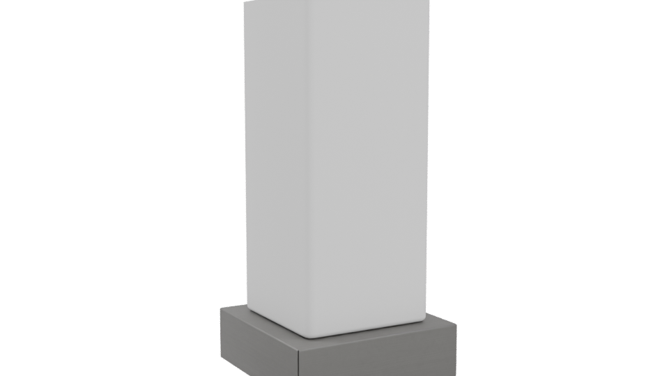 Sleek Minimalist Display Stand 3D - Professional 3D Model Render 4