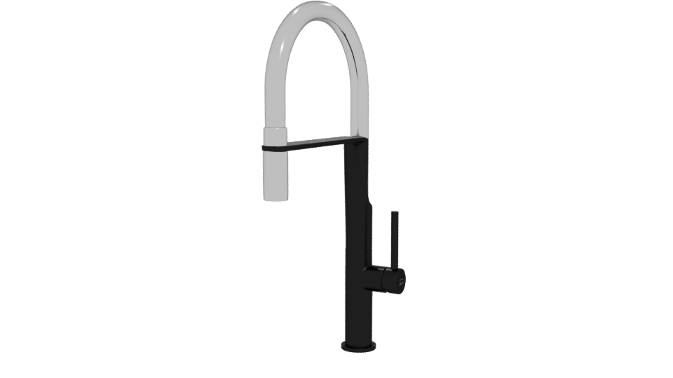 Stylish Modern Faucet 3D Model - Professional 3D Model Render 12