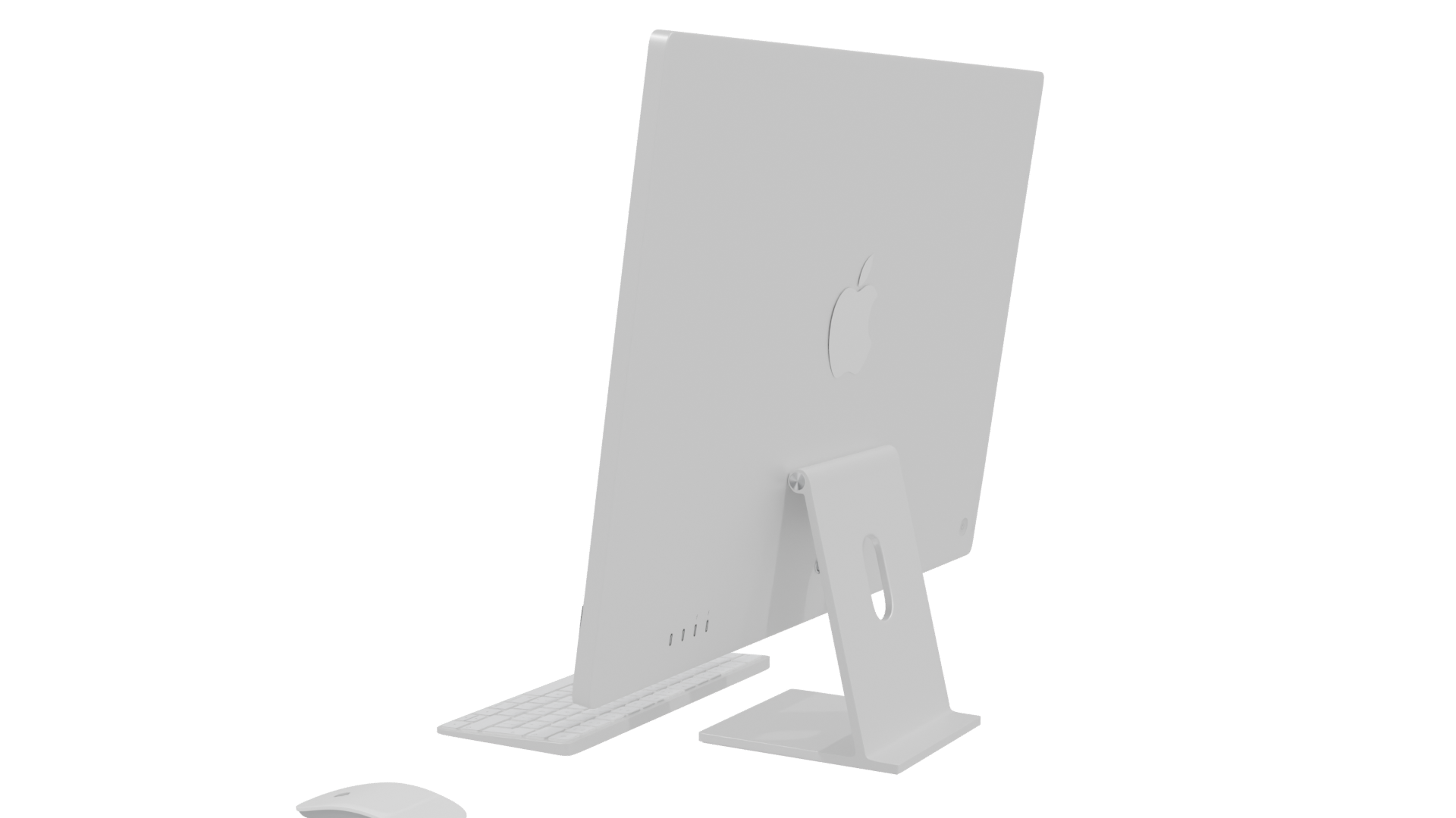 iMac Ret 4.5K 3D Model - Professional 3D Model Render 3