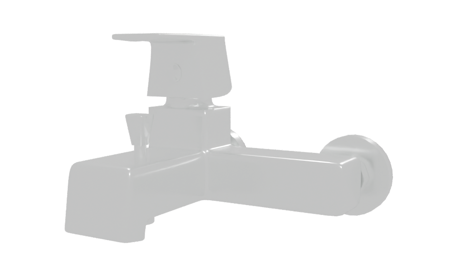 Sleek Modern Faucet 3D Model - Professional 3D Model Render 12