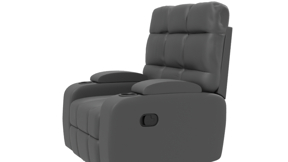 Luxurious Recliner Sofa 3D Model - Professional 3D Model Render 13