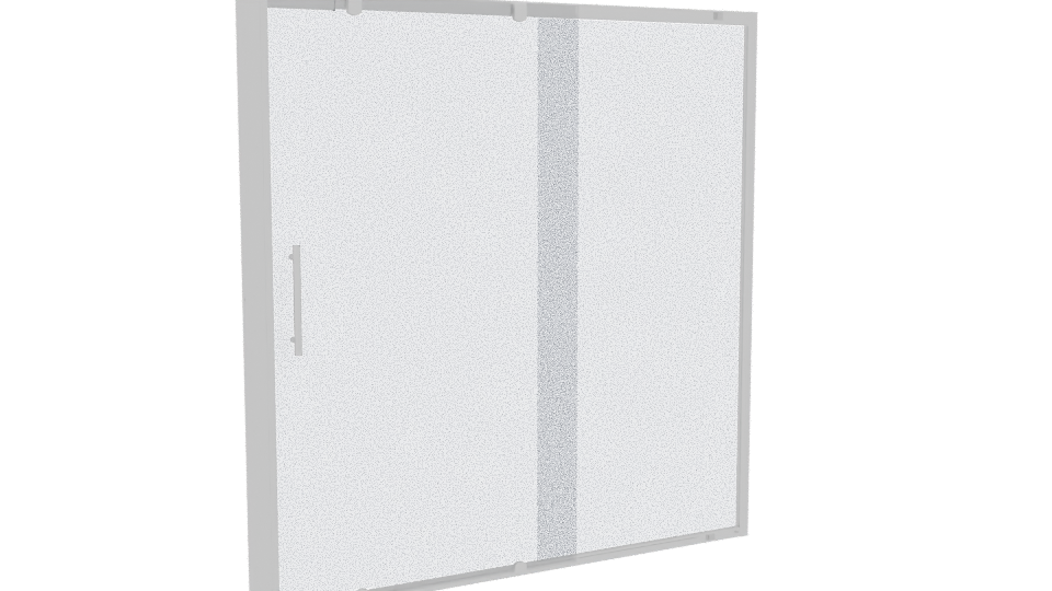 Modern Sliding Glass Door Model - Professional 3D Model Render 10