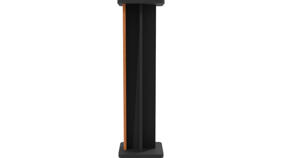 Stylish Wooden Podium Model - Professional 3D Model Render 2