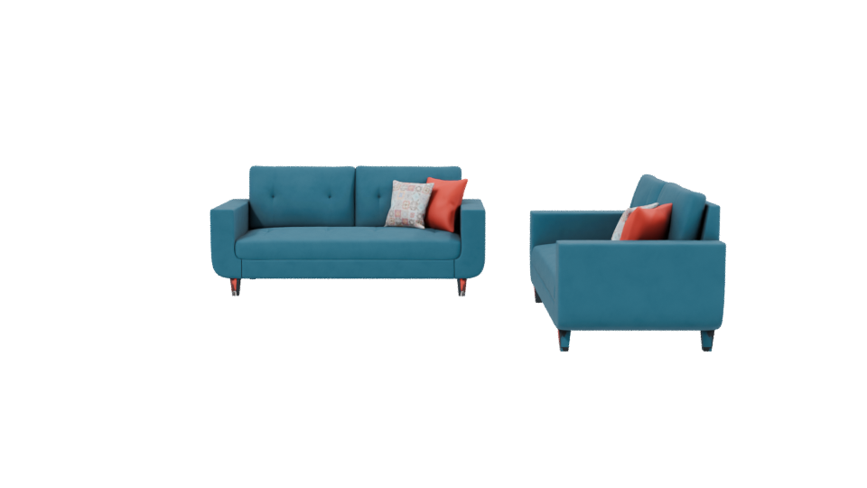 Stylish Modern Sofa Set 3D - Professional 3D Model Render 2