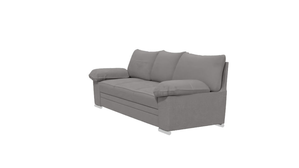 Contemporary Fabric Sofa 3D Model - Professional 3D Model Render 13