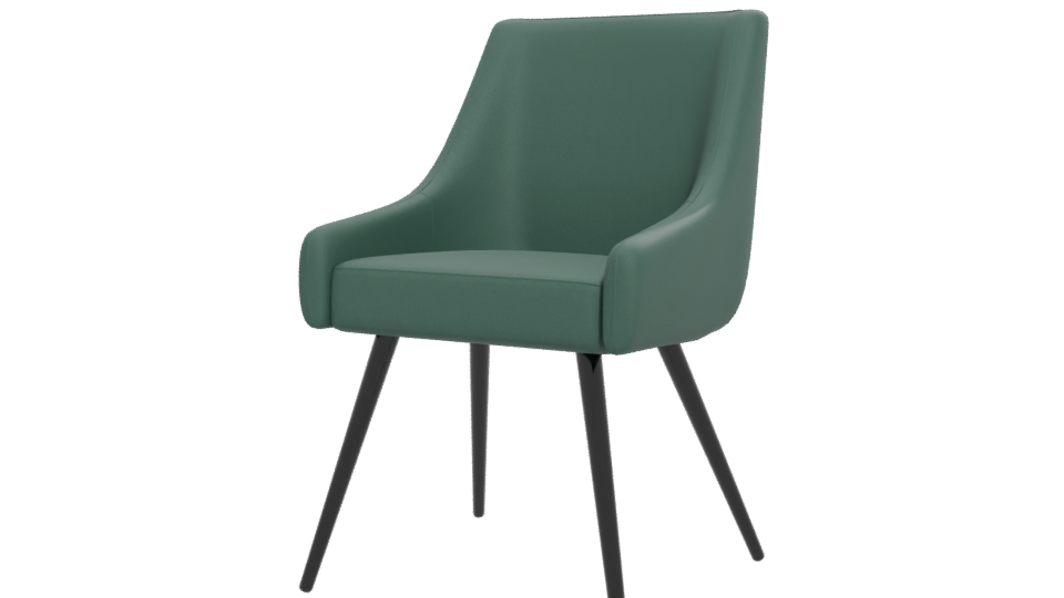 Modern Fabric Armchair 3D Model - Professional 3D Model Render 12