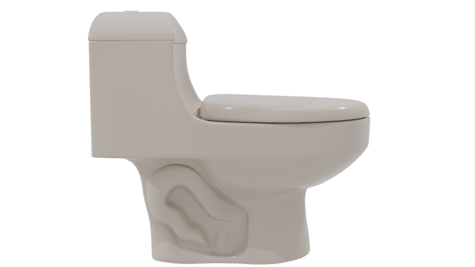 WC One Piece Montecarlo 6 Liters 3D - Professional 3D Model Render 8