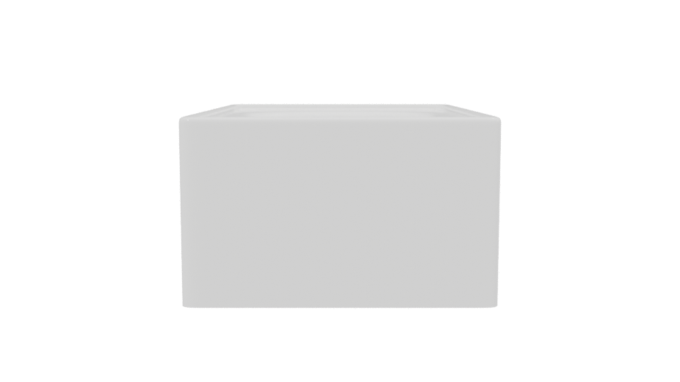 Elegant Freestanding Bathtub Model - Professional 3D Model Render 2