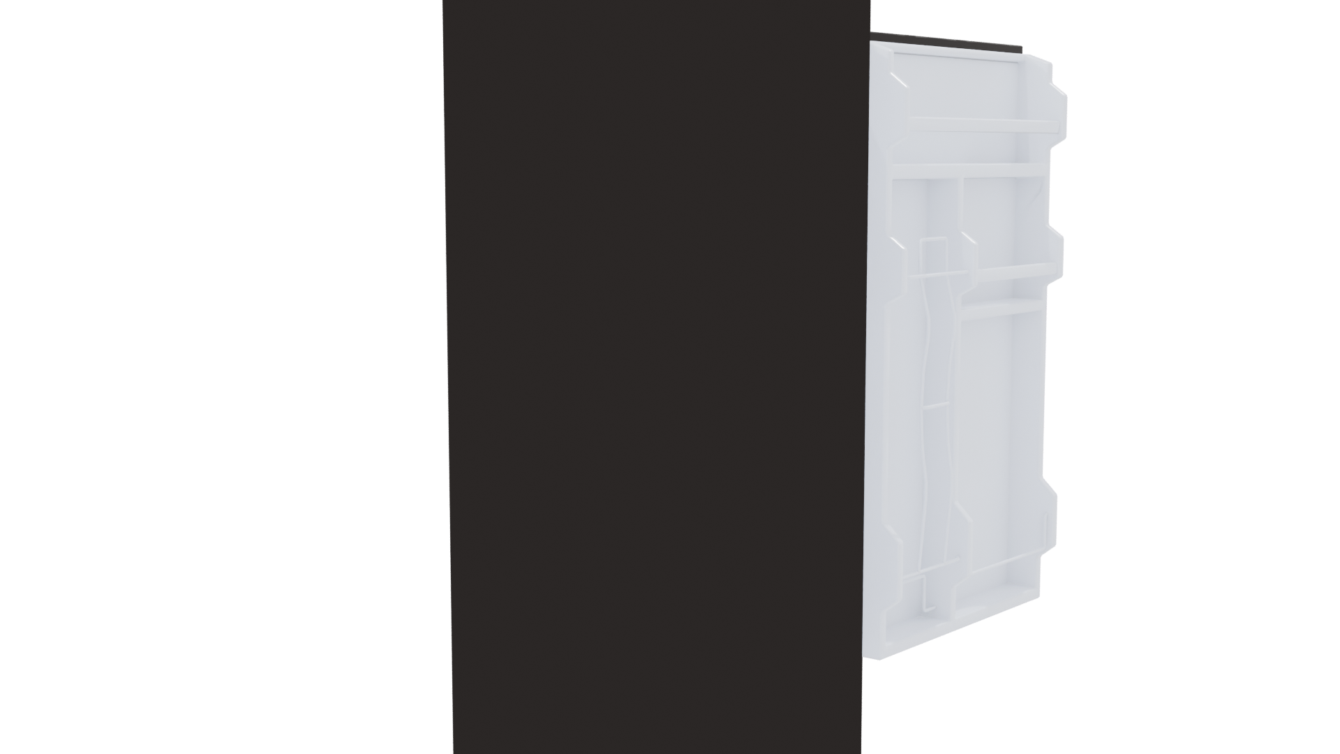 Classic Refrigerator 3D Model - Professional 3D Model Render 8