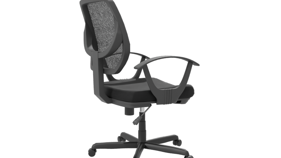 Contemporary Ergonomic Office Chair 3D Model - Professional 3D Model Render 7