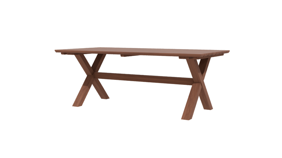 Kimberly Teak Dining Table 3D - Professional 3D Model Render 12