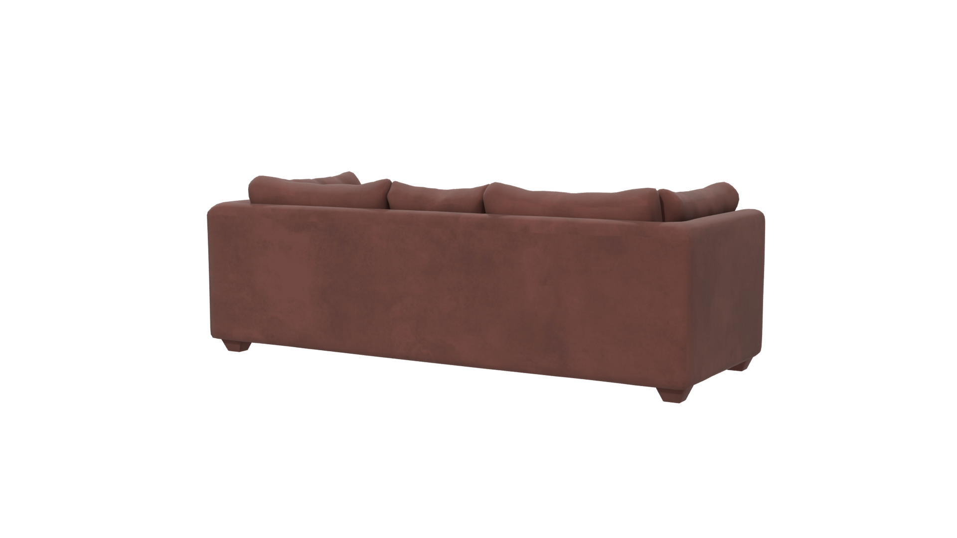 Stylish Modern Fabric Sofa 3D Model - Professional 3D Model Render 6