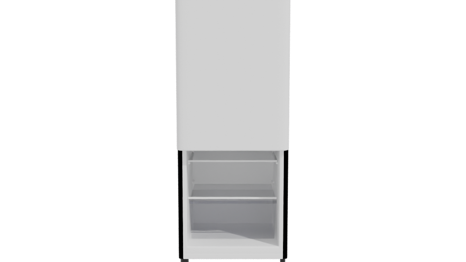 Vibrant Retro Refrigerator Model - Professional 3D Model Render 11