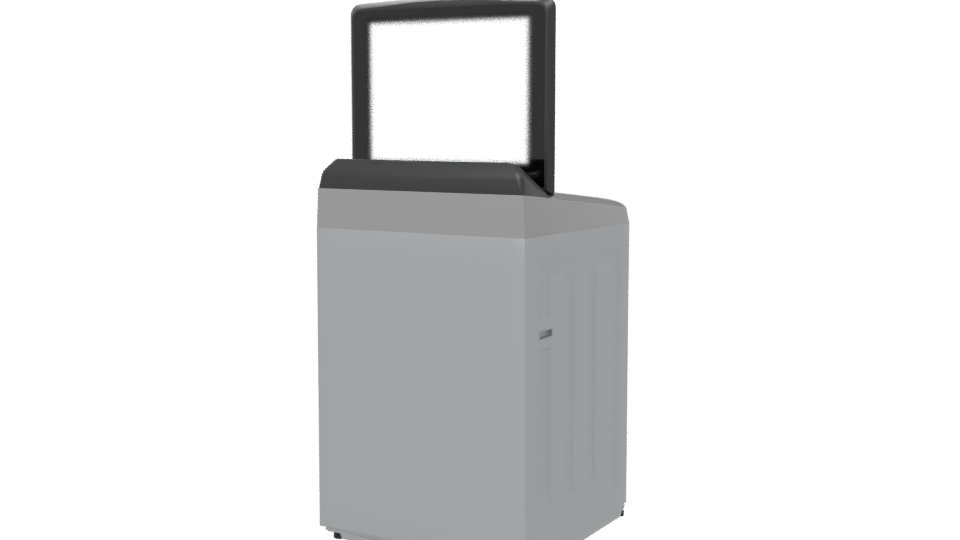 Top Loading Washing Machine 3D - Professional 3D Model Render 6