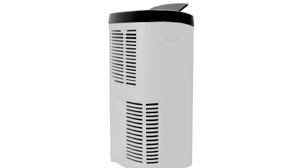 Sleek Modern Touchless Trash Can 3D Model - Professional 3D Model Render 7