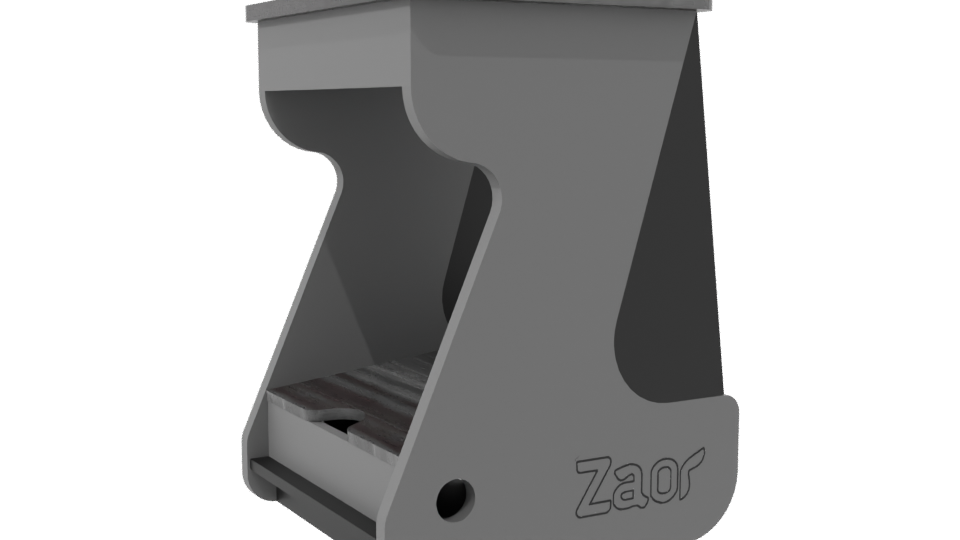 Stylish Modern Shelf Unit 3D - Professional 3D Model Render 7