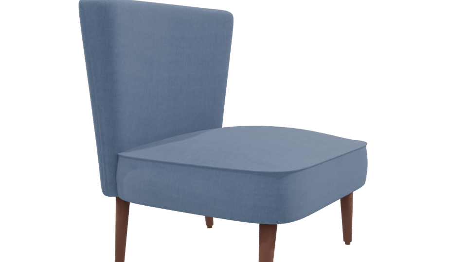 Stylish Modern Accent Chair 3D - Professional 3D Model Render 9