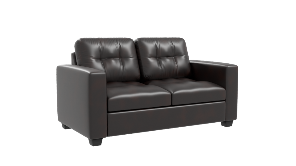 Stylish Modern Leather Sofa 3D Model - Professional 3D Model Render 10