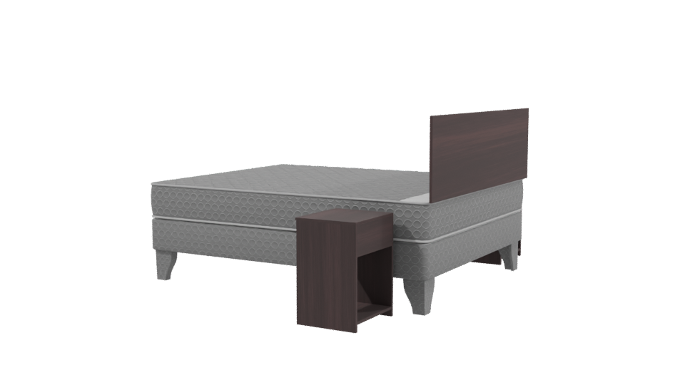 European Bed Apolo 3D Model - Professional 3D Model Render 3