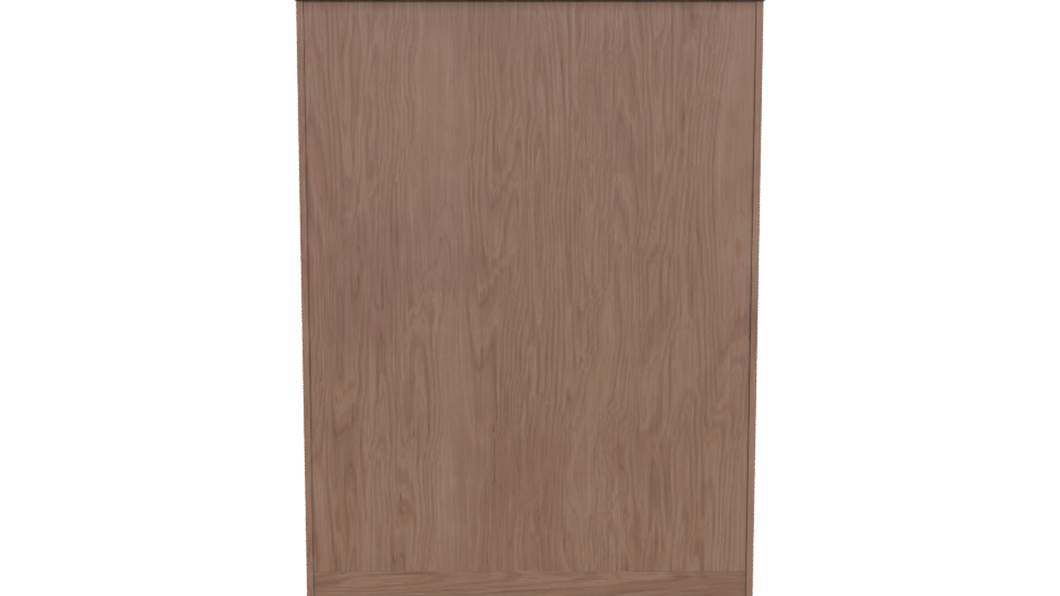 Stylish Wooden Storage Cabinet 3D - Professional 3D Model Render 5