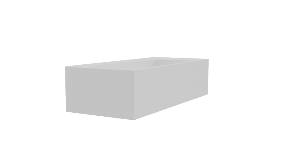 Minimalist Bathtub 3D Model - Professional 3D Model Render 9