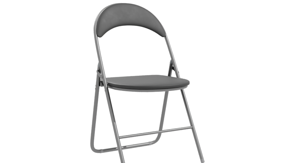 Minimalist Folding Chair 3D Model - Professional 3D Model Render 10
