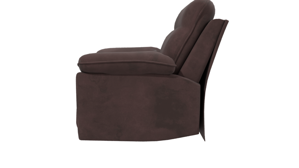 Stylish Contemporary Recliner Armchair 3D Model - Professional 3D Model Render 2