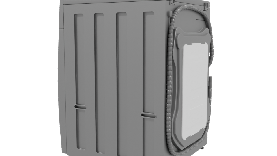 Automatic LG Washer-Dryer 3D Model - Professional 3D Model Render 3