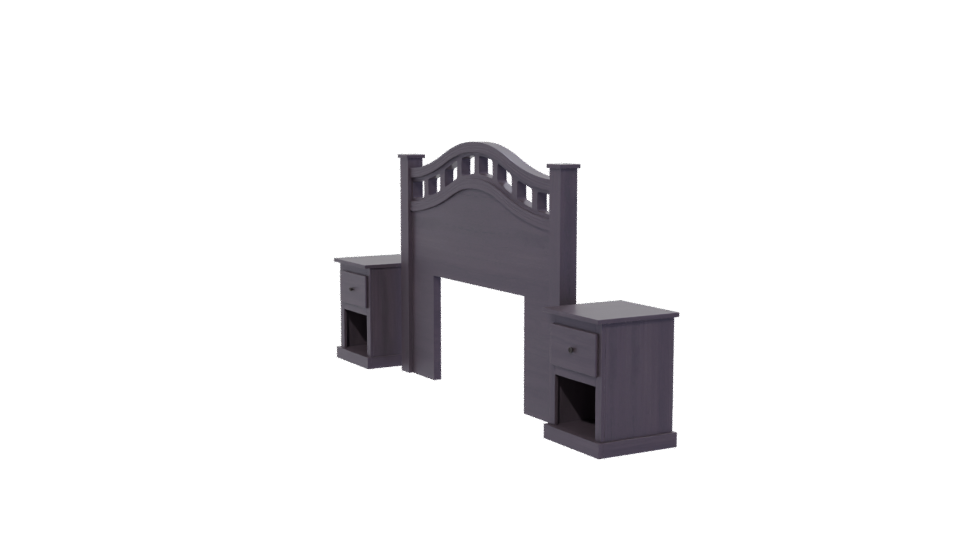 Elegant Bedroom Furniture Set 3D - Professional 3D Model Render 13