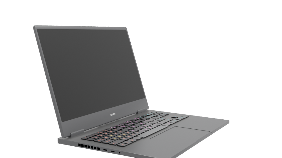 Sleek Gaming Laptop 3D Model - Professional 3D Model Render 9