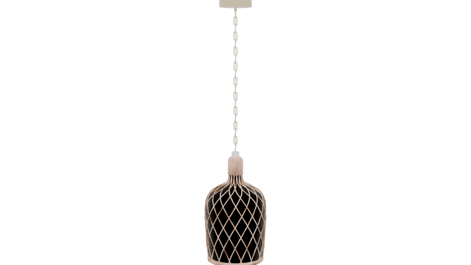 Stylish Pendant Light Fixture 3D - Professional 3D Model Render 2