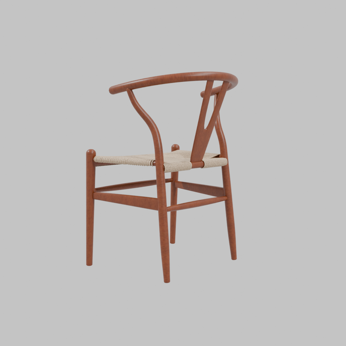 SILLA DE COMEDOR EAMS MADERA /RATTAN