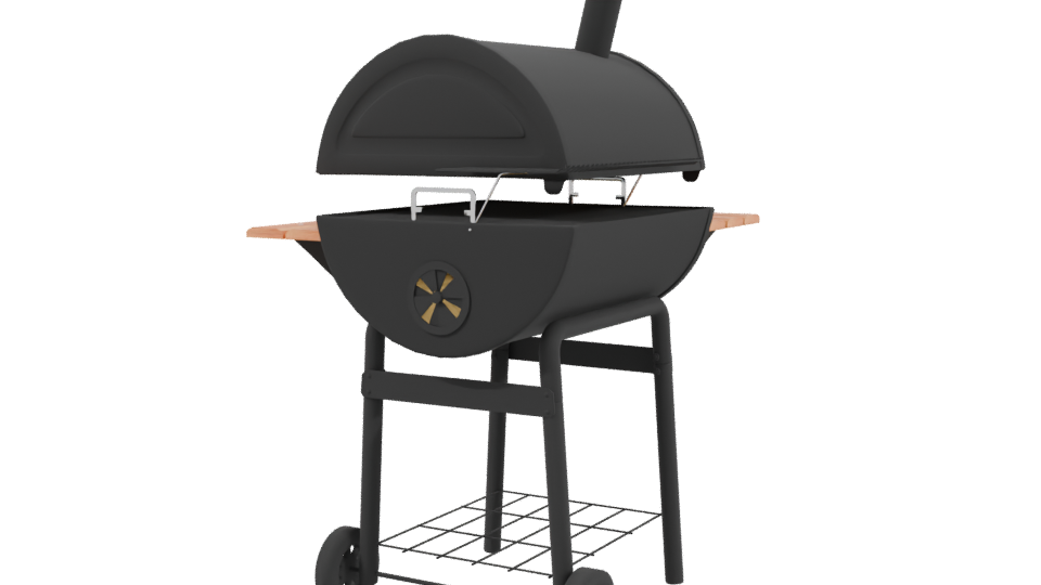 Parrilla Mr. BEEF 3D Grill Model - Professional 3D Model Render 3