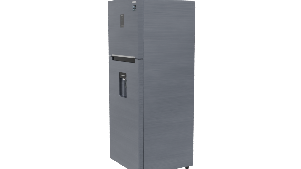 Sleek Stainless Steel Refrigerator 3D - Professional 3D Model Render 13