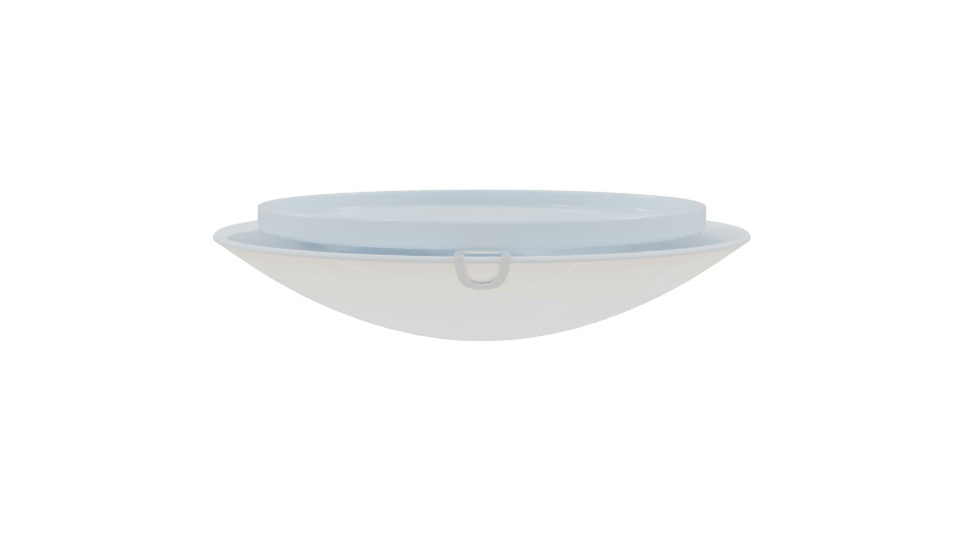 Elegant Ceramic Dish 3D Model - Professional 3D Model Render 9